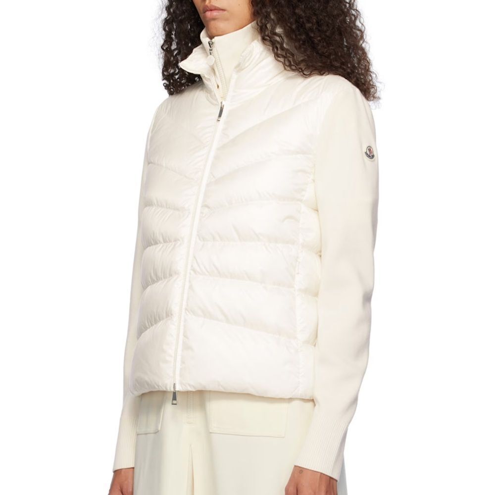Women's White Puffer Jacket - Picture 3 of 3